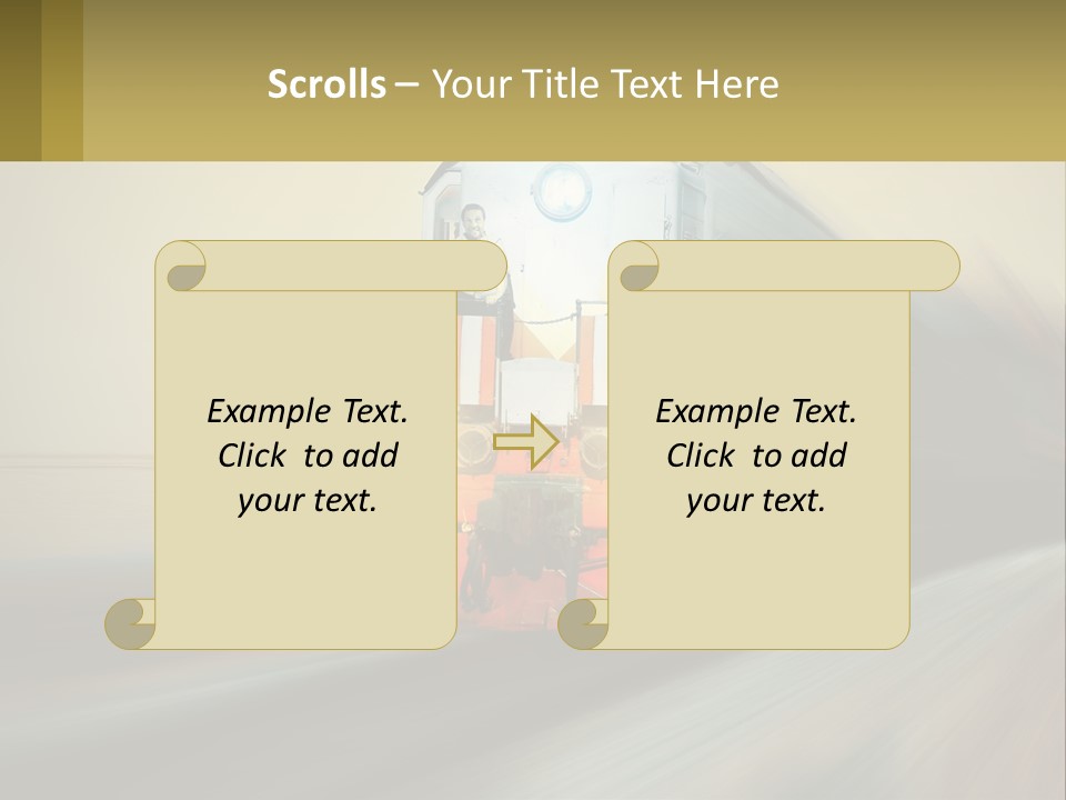 Dirty Looking Line PowerPoint Template