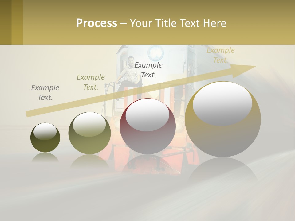 Dirty Looking Line PowerPoint Template