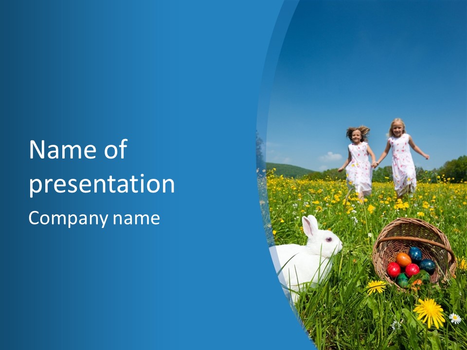 Grass Tradition Easter Egg Hunt PowerPoint Template