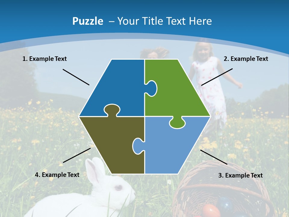 Grass Tradition Easter Egg Hunt PowerPoint Template