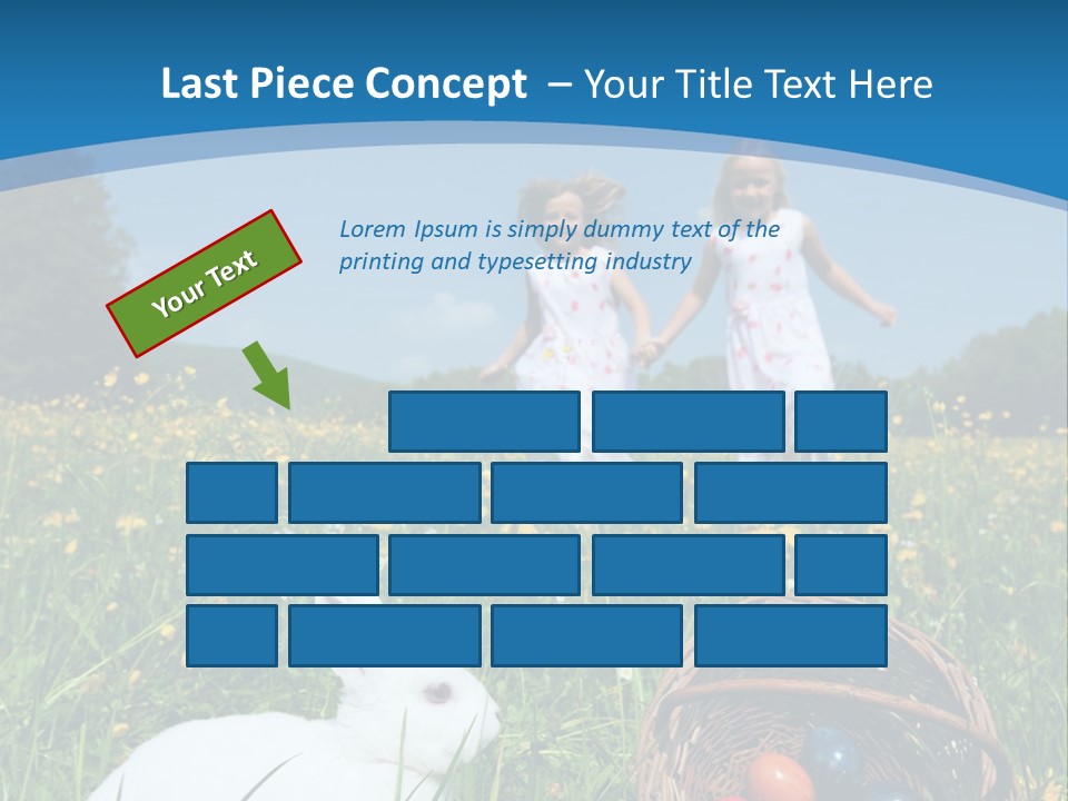 Grass Tradition Easter Egg Hunt PowerPoint Template
