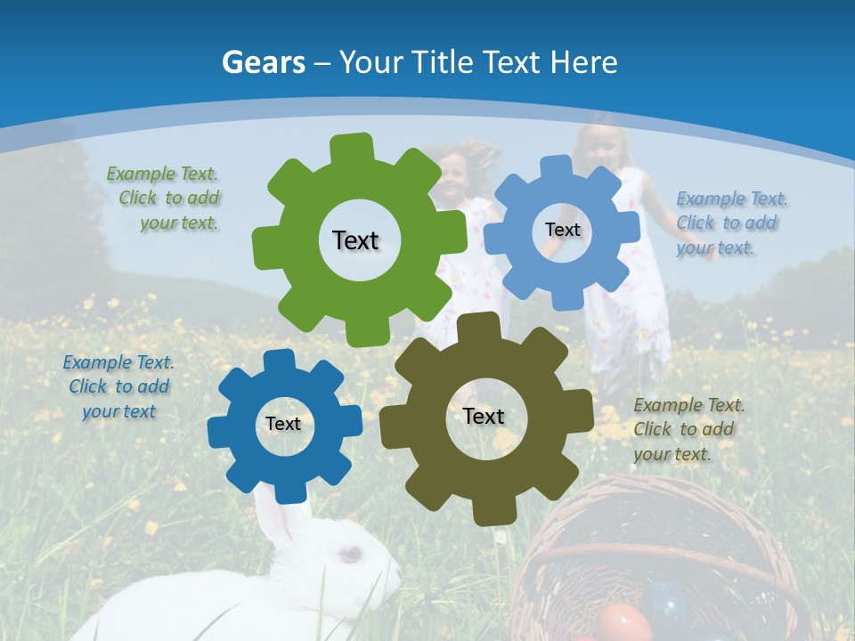 Grass Tradition Easter Egg Hunt PowerPoint Template