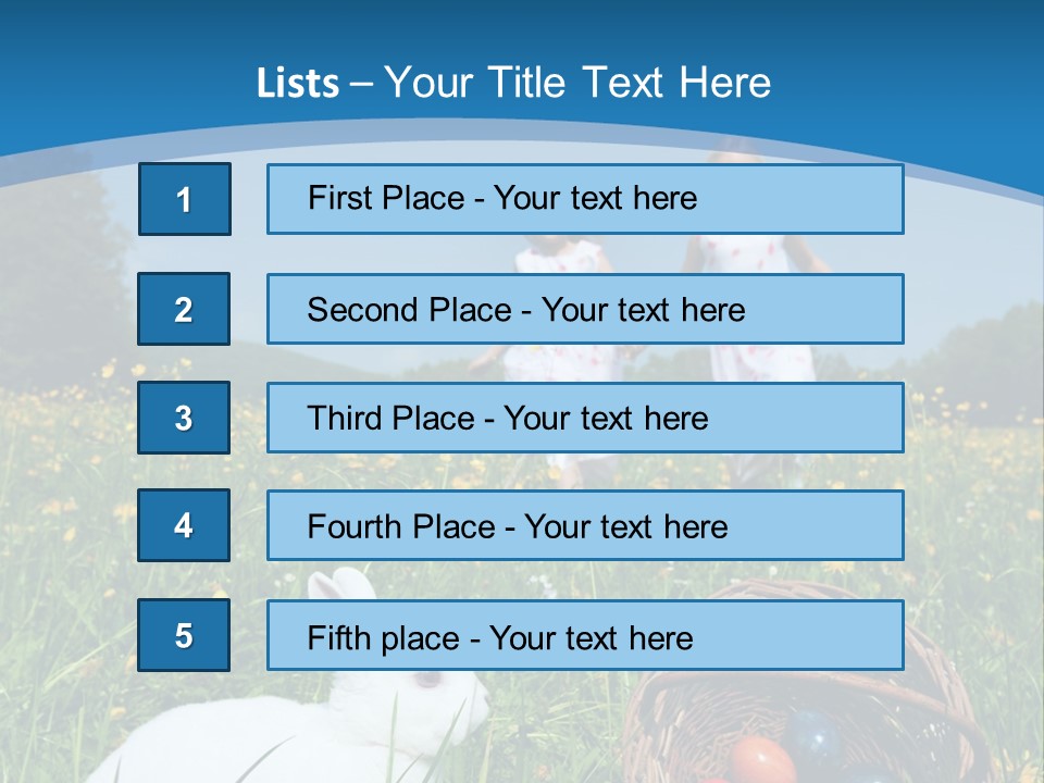 Grass Tradition Easter Egg Hunt PowerPoint Template