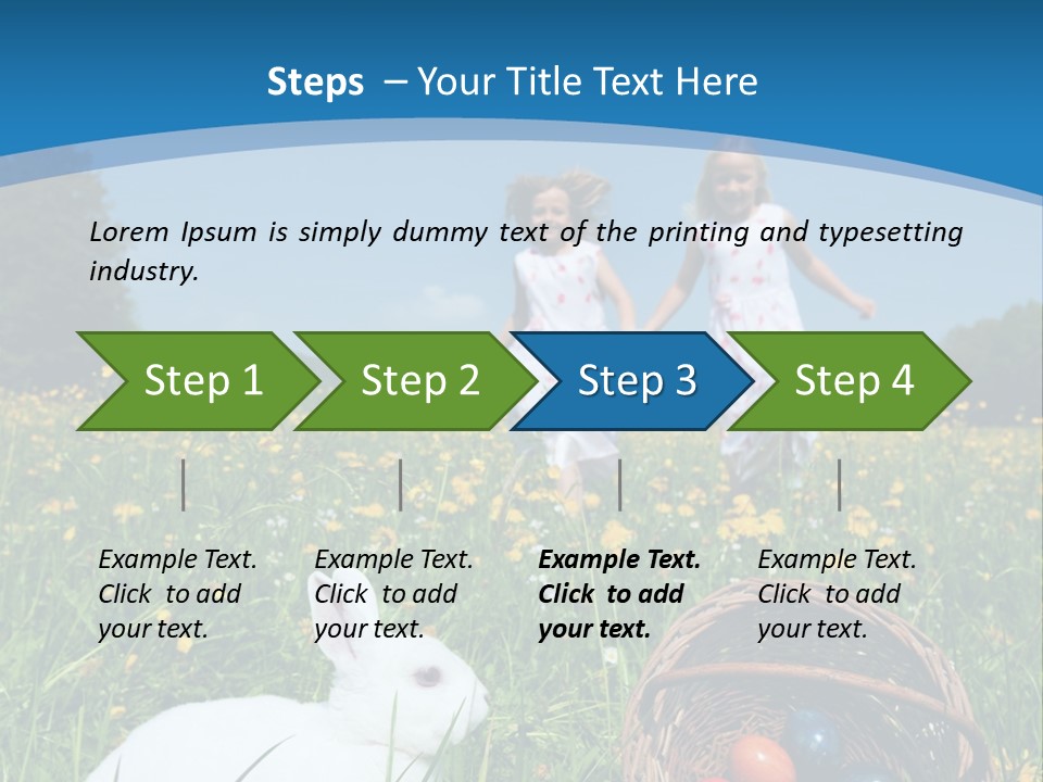 Grass Tradition Easter Egg Hunt PowerPoint Template
