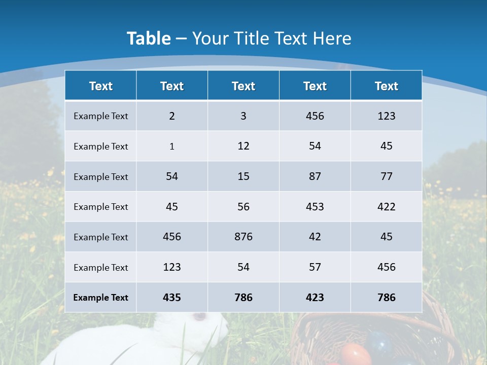 Grass Tradition Easter Egg Hunt PowerPoint Template