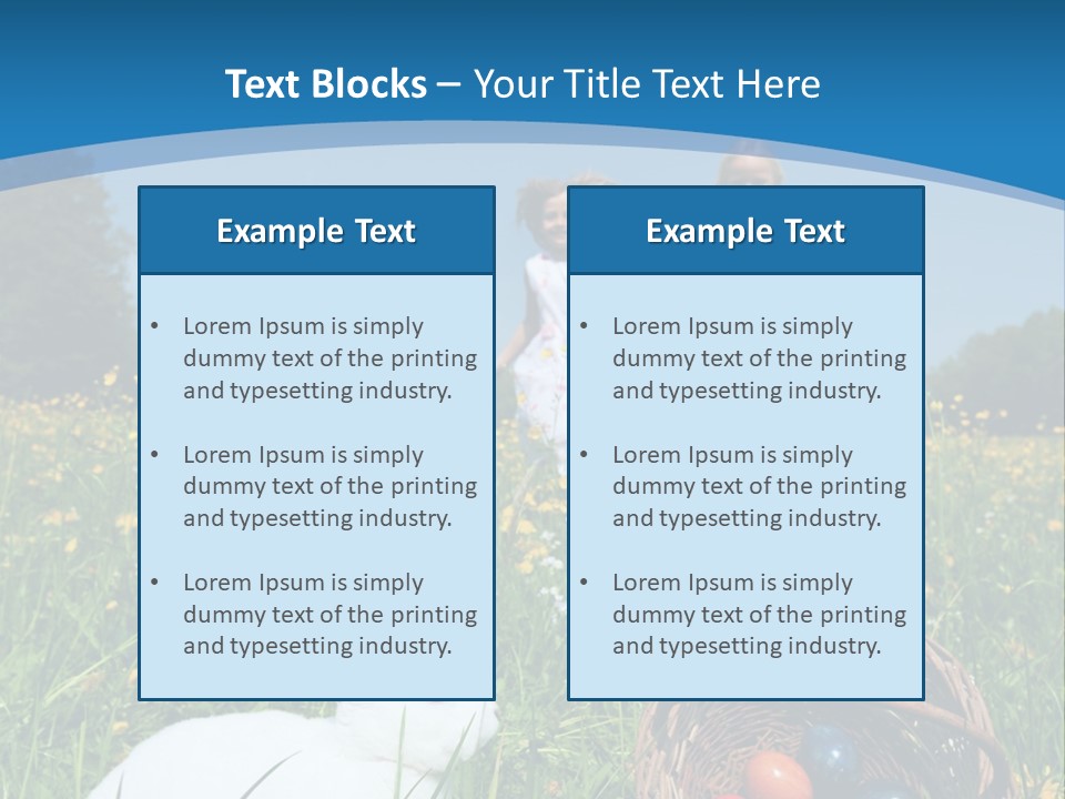 Grass Tradition Easter Egg Hunt PowerPoint Template