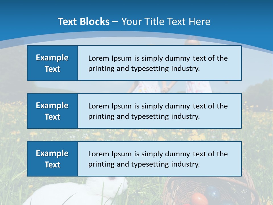 Grass Tradition Easter Egg Hunt PowerPoint Template