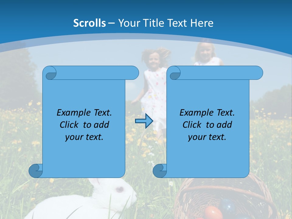 Grass Tradition Easter Egg Hunt PowerPoint Template