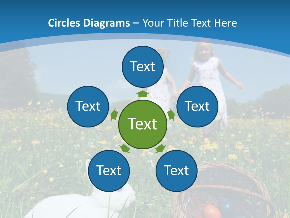 Grass Tradition Easter Egg Hunt PowerPoint Template