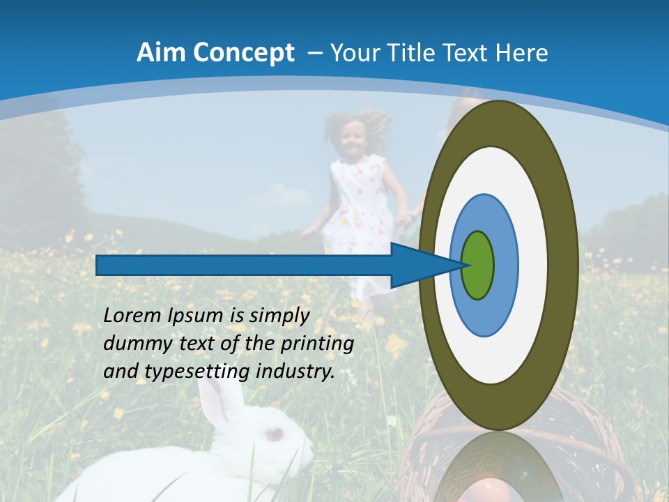 Grass Tradition Easter Egg Hunt PowerPoint Template