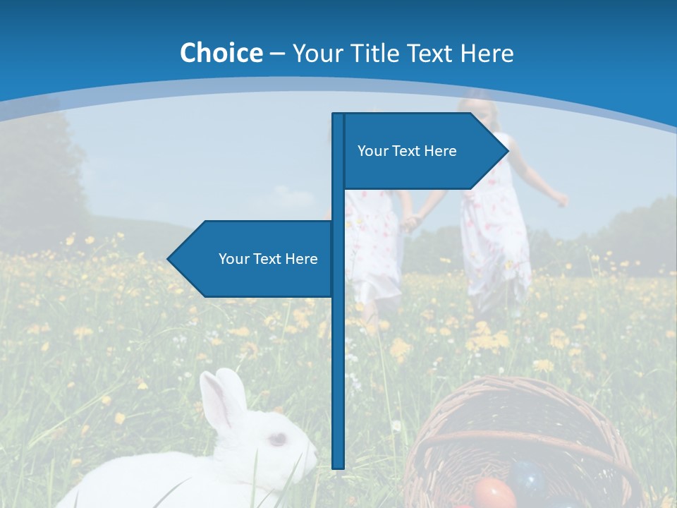 Grass Tradition Easter Egg Hunt PowerPoint Template