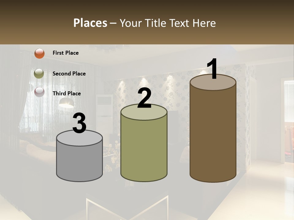 Boughpot Lamp Ceiling PowerPoint Template