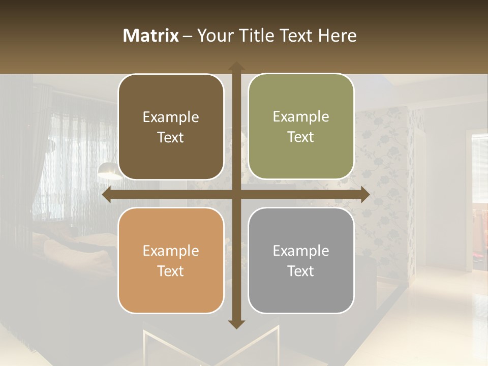 Boughpot Lamp Ceiling PowerPoint Template