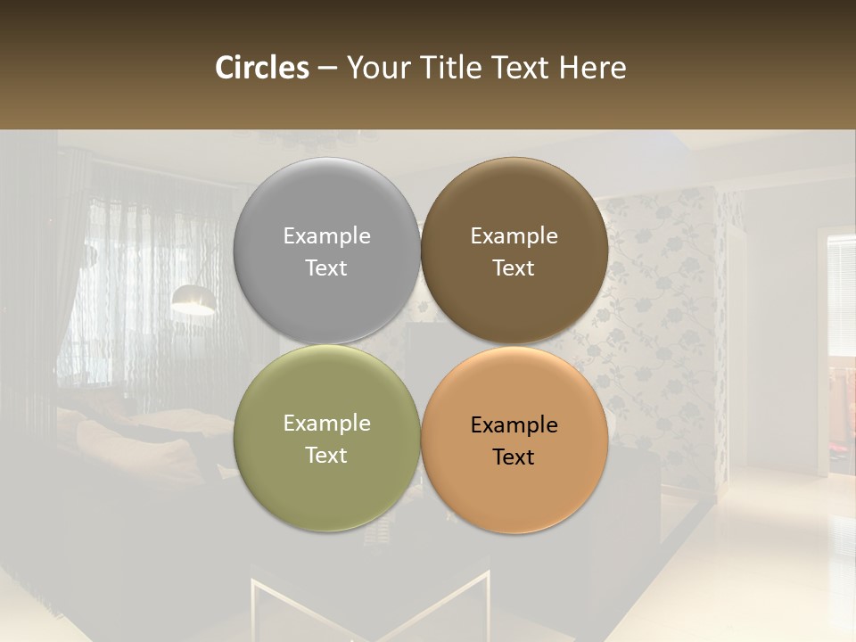 Boughpot Lamp Ceiling PowerPoint Template