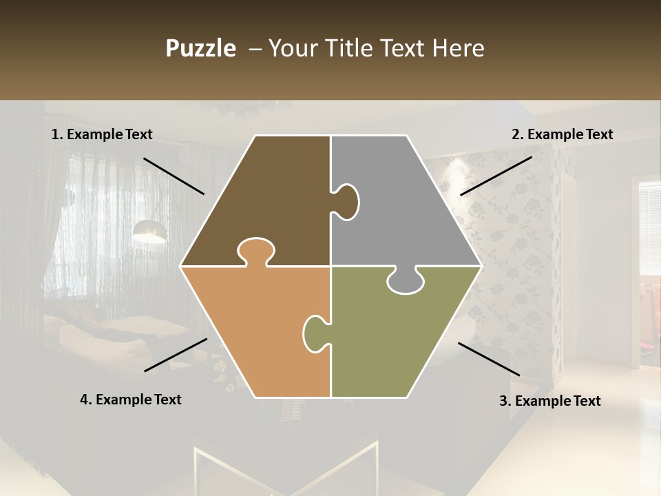 Boughpot Lamp Ceiling PowerPoint Template