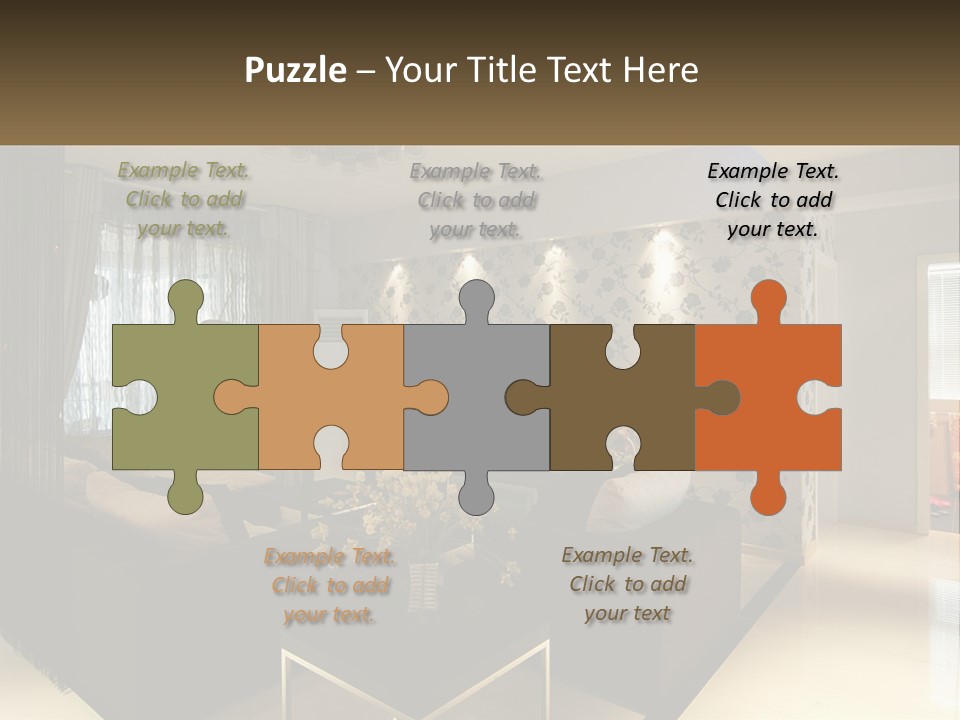 Boughpot Lamp Ceiling PowerPoint Template