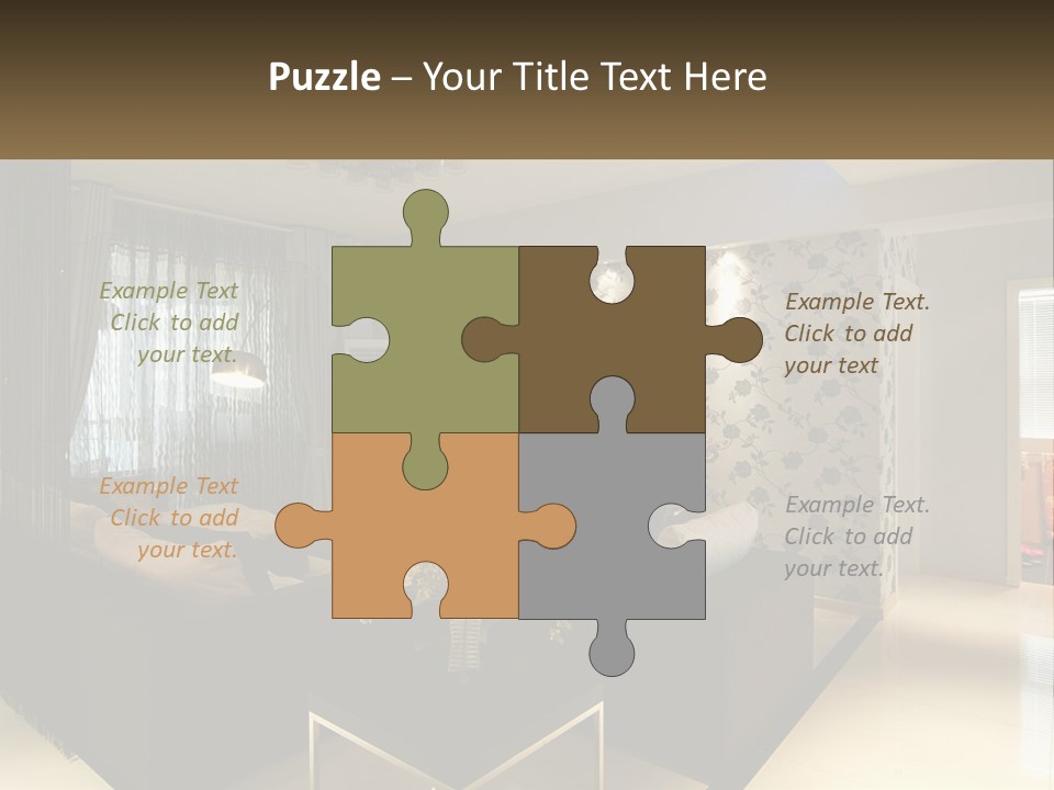 Boughpot Lamp Ceiling PowerPoint Template