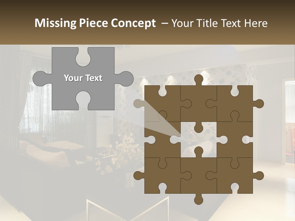 Boughpot Lamp Ceiling PowerPoint Template