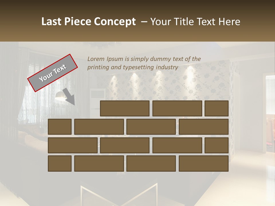 Boughpot Lamp Ceiling PowerPoint Template