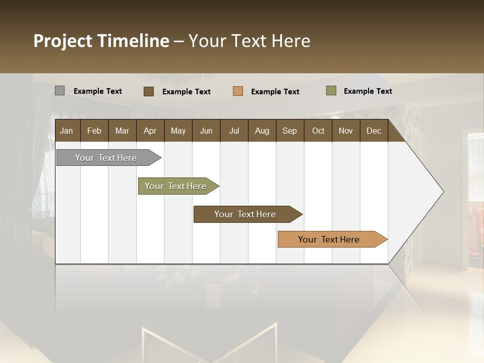 Boughpot Lamp Ceiling PowerPoint Template