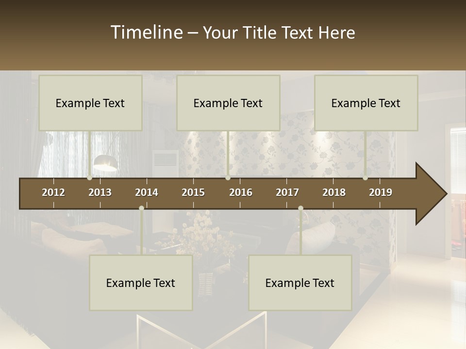 Boughpot Lamp Ceiling PowerPoint Template