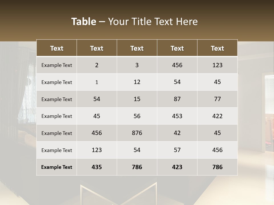 Boughpot Lamp Ceiling PowerPoint Template