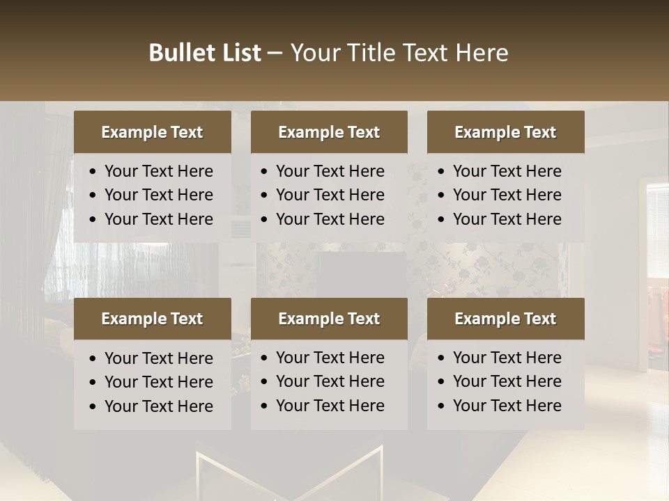 Boughpot Lamp Ceiling PowerPoint Template