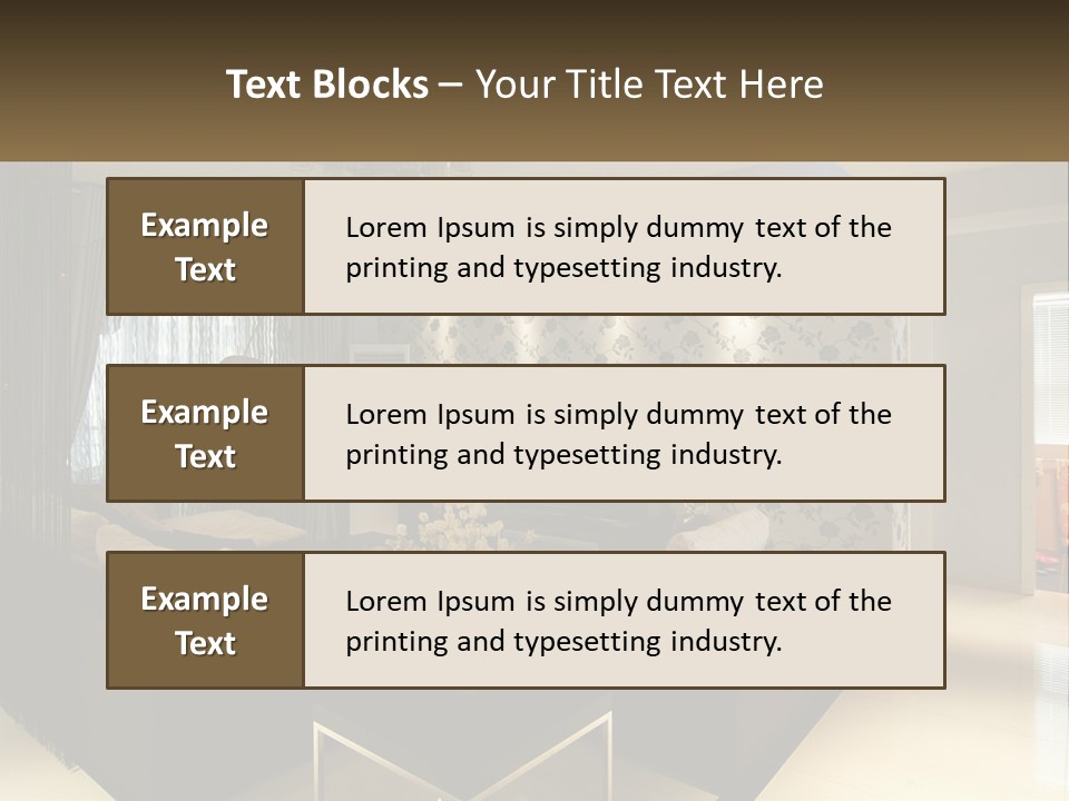 Boughpot Lamp Ceiling PowerPoint Template