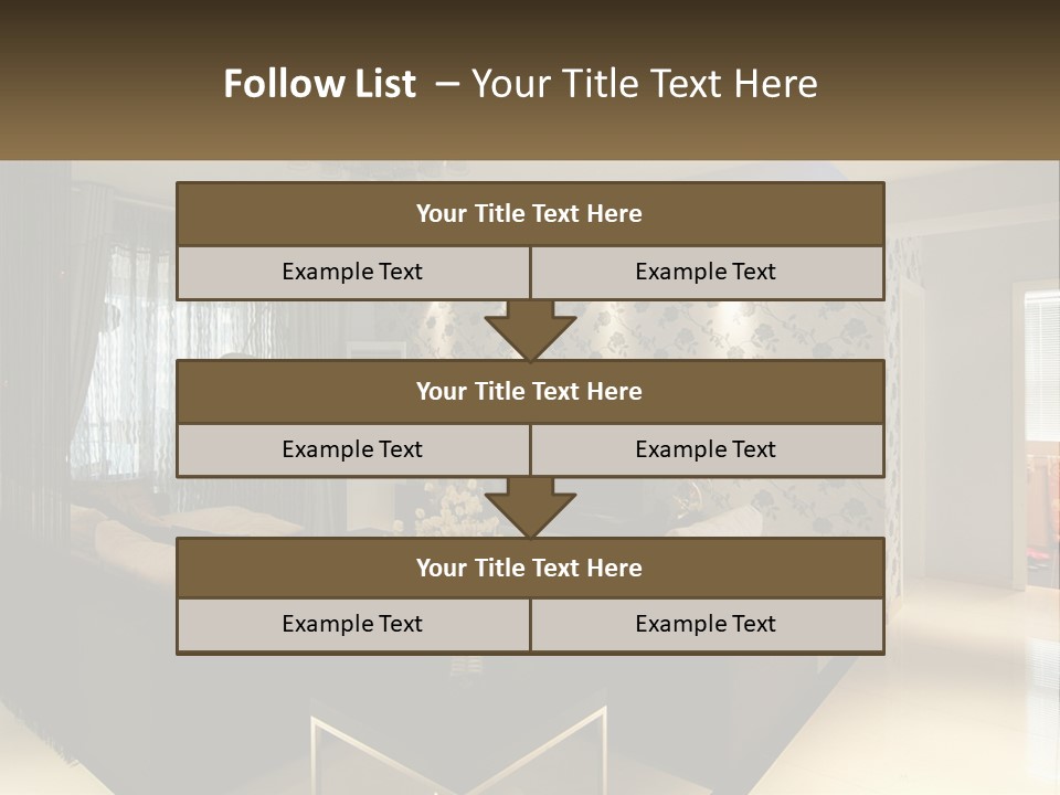 Boughpot Lamp Ceiling PowerPoint Template