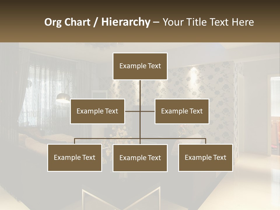 Boughpot Lamp Ceiling PowerPoint Template