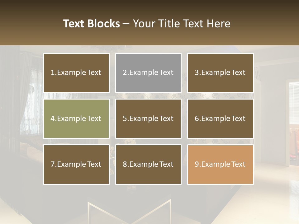 Boughpot Lamp Ceiling PowerPoint Template