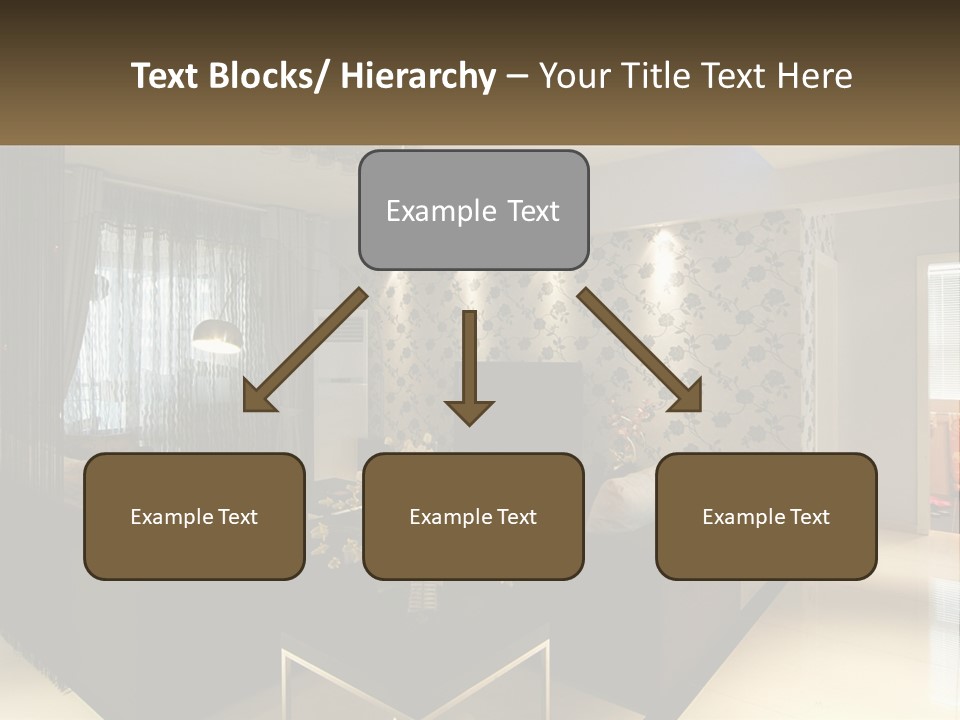 Boughpot Lamp Ceiling PowerPoint Template