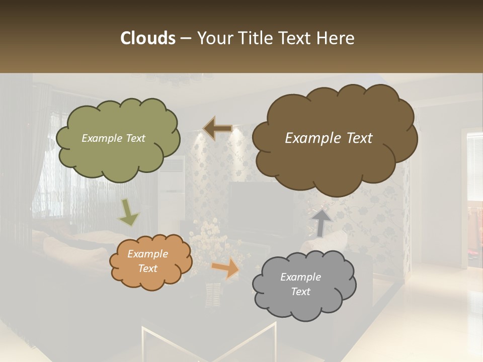 Boughpot Lamp Ceiling PowerPoint Template