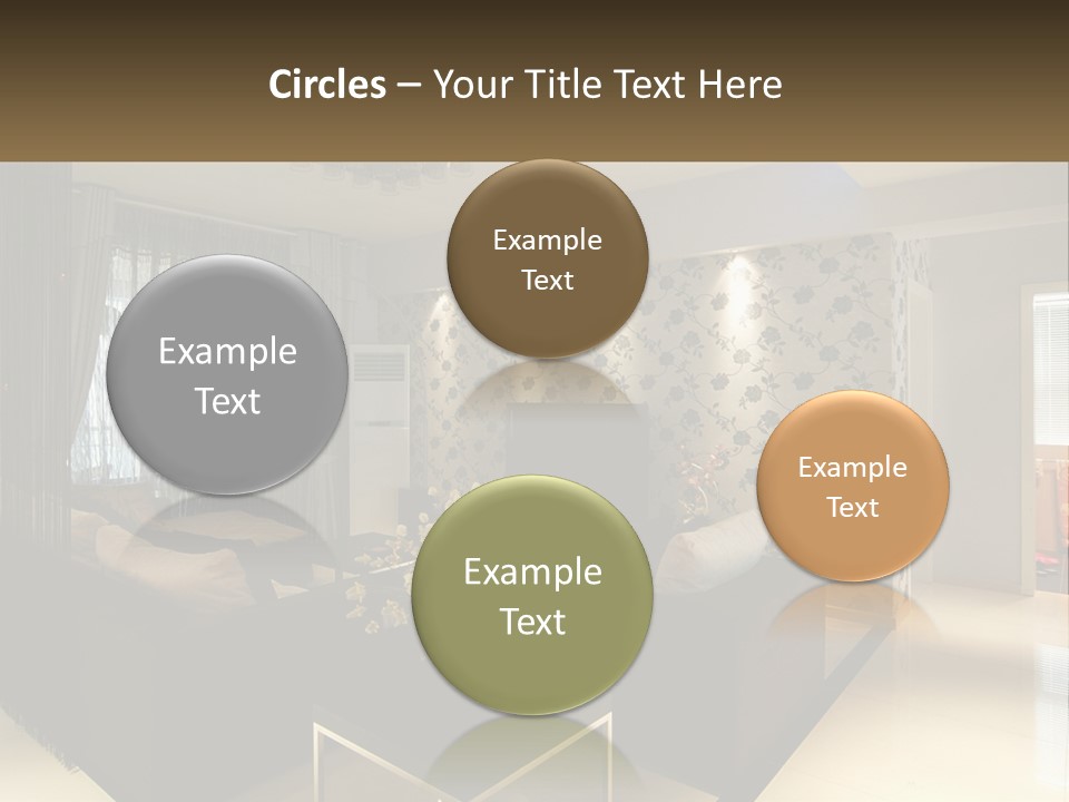 Boughpot Lamp Ceiling PowerPoint Template