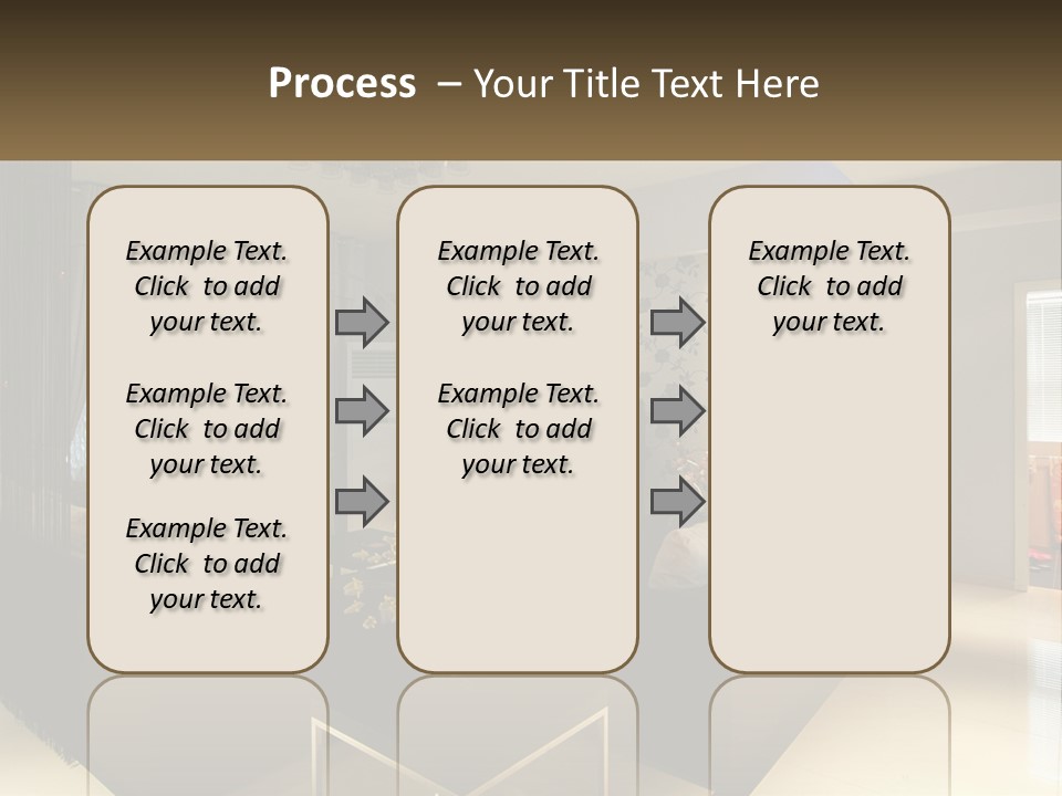 Boughpot Lamp Ceiling PowerPoint Template