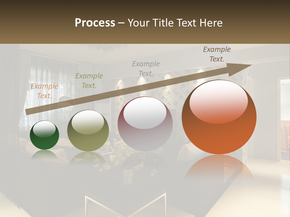 Boughpot Lamp Ceiling PowerPoint Template