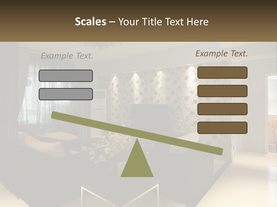Boughpot Lamp Ceiling PowerPoint Template