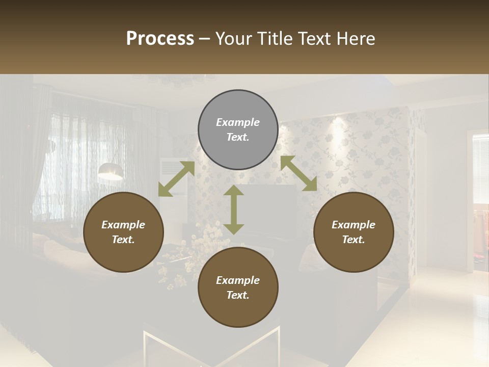 Boughpot Lamp Ceiling PowerPoint Template