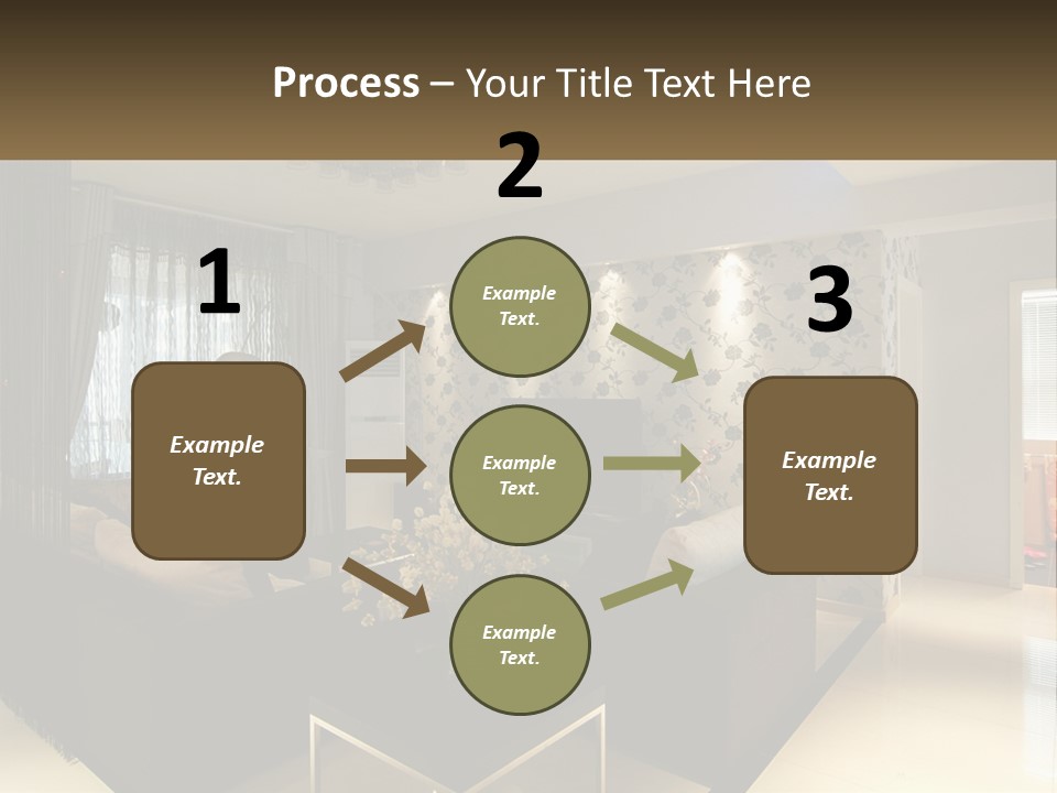 Boughpot Lamp Ceiling PowerPoint Template