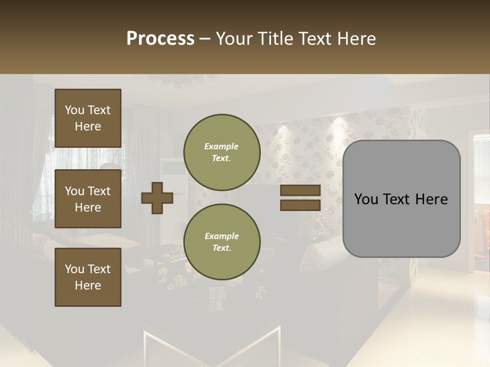 Boughpot Lamp Ceiling PowerPoint Template