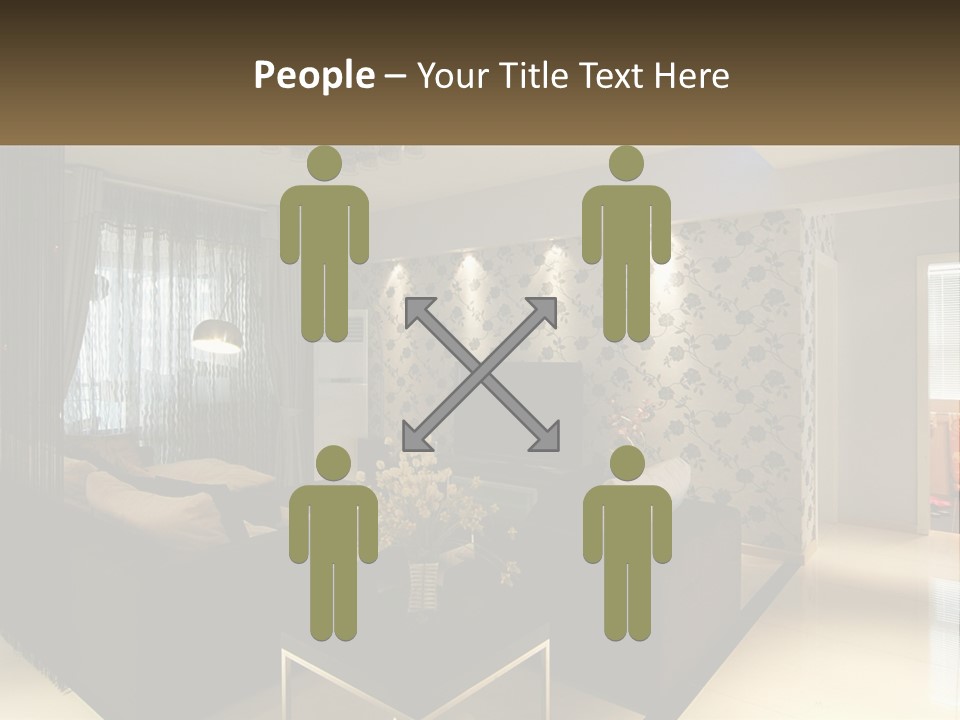 Boughpot Lamp Ceiling PowerPoint Template