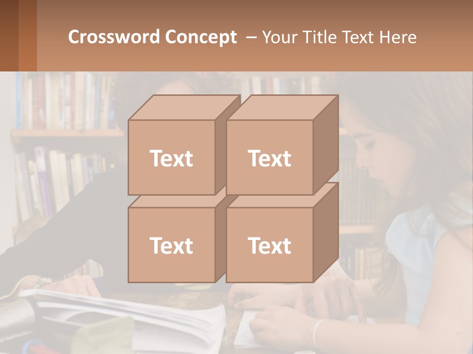 Parent Homework Old PowerPoint Template