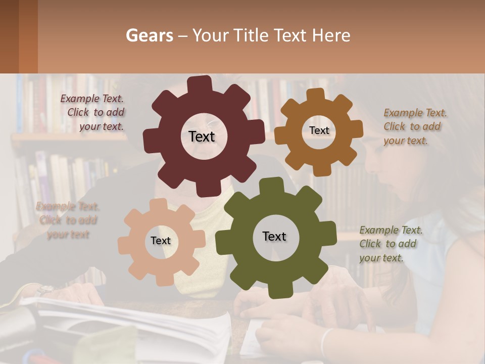 Parent Homework Old PowerPoint Template