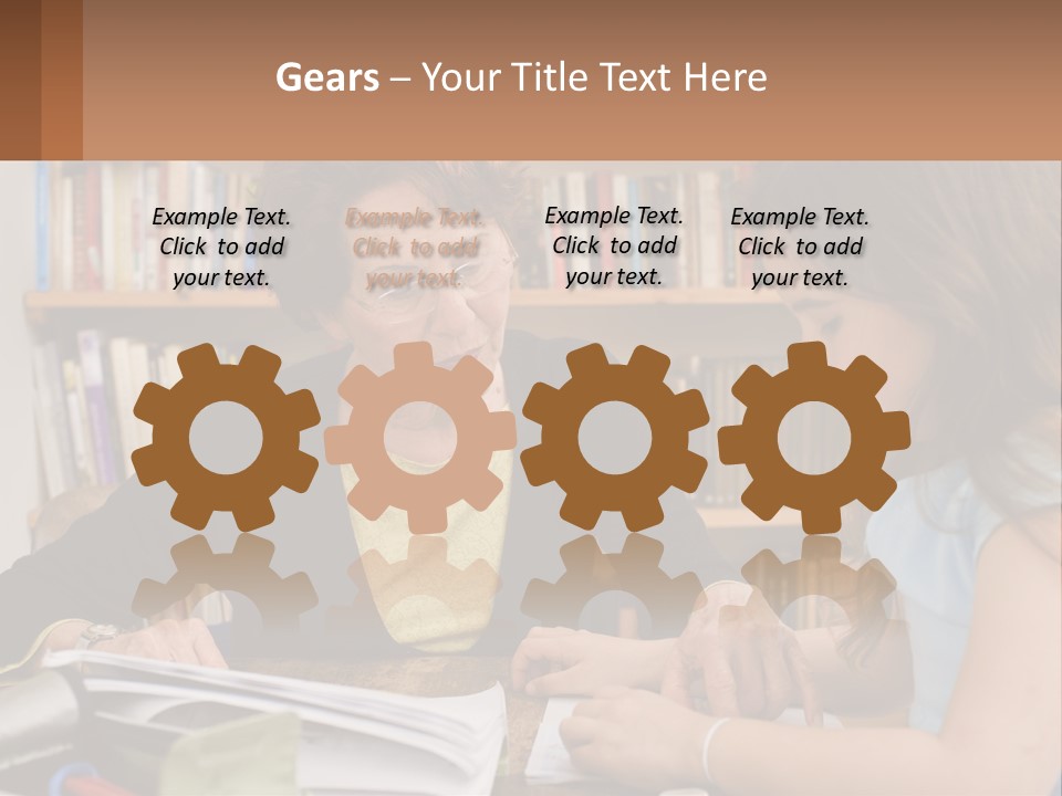 Parent Homework Old PowerPoint Template