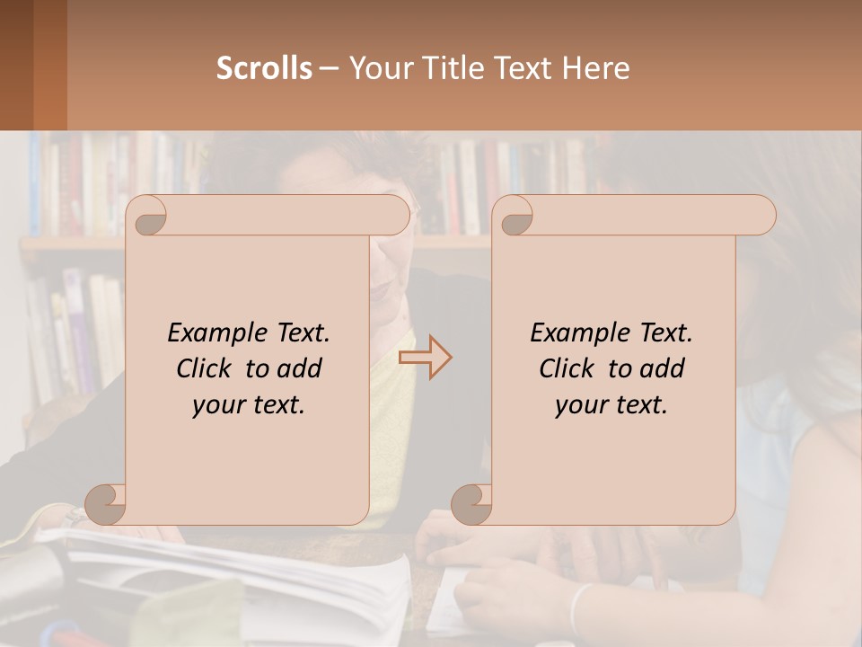 Parent Homework Old PowerPoint Template