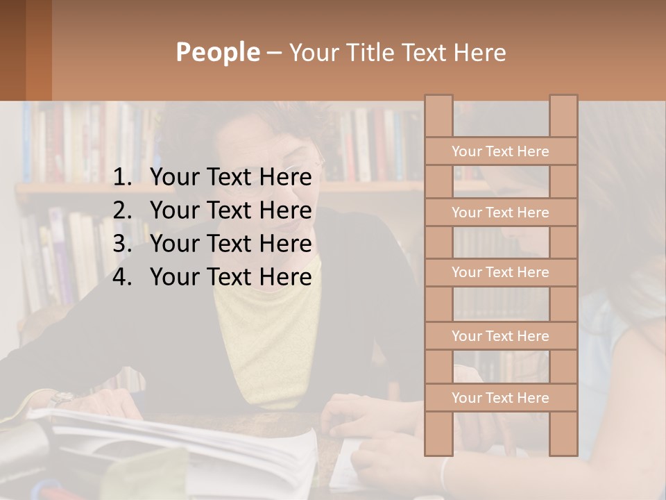 Parent Homework Old PowerPoint Template