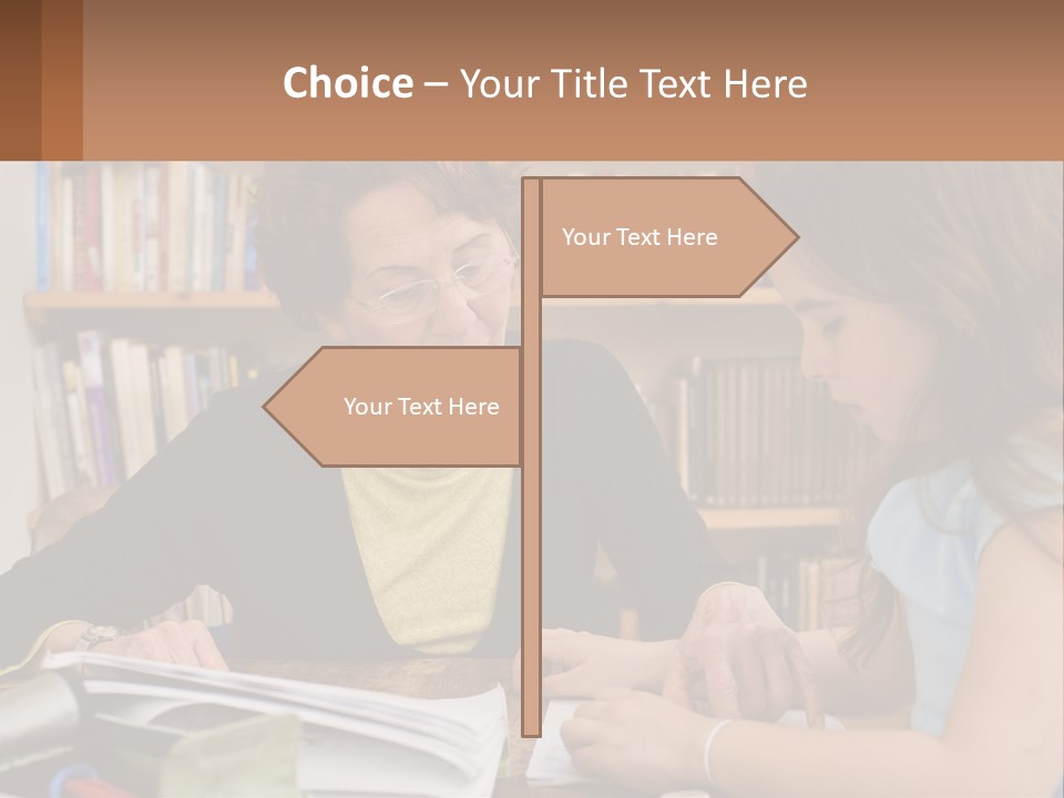 Parent Homework Old PowerPoint Template