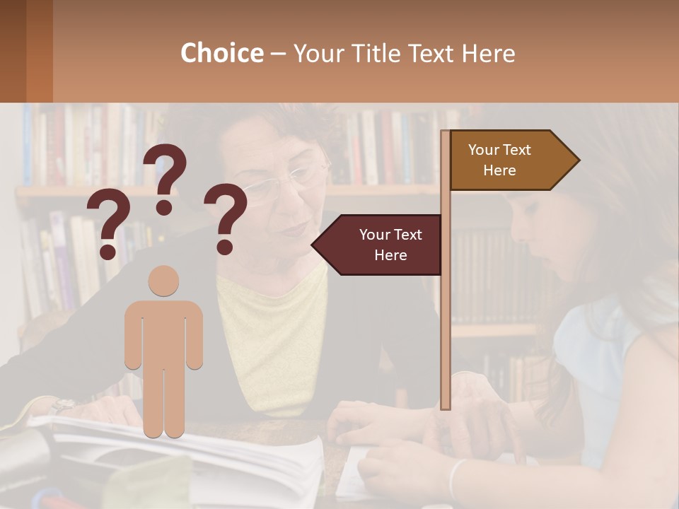 Parent Homework Old PowerPoint Template