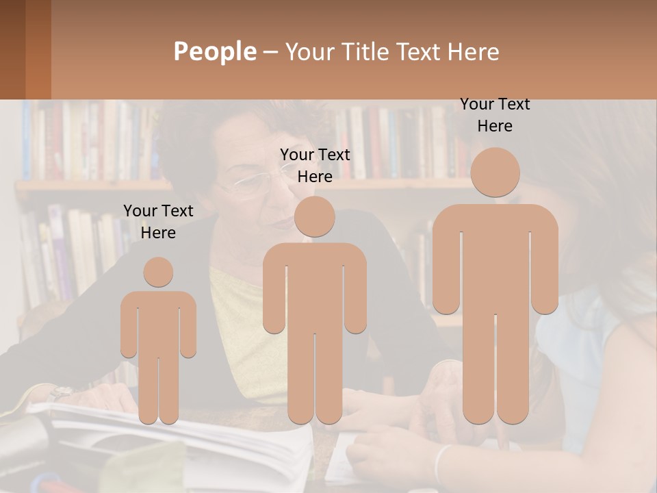 Parent Homework Old PowerPoint Template