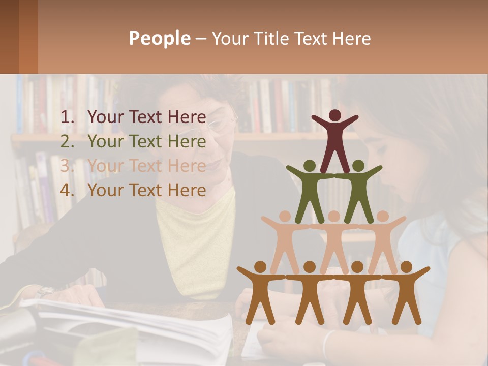 Parent Homework Old PowerPoint Template